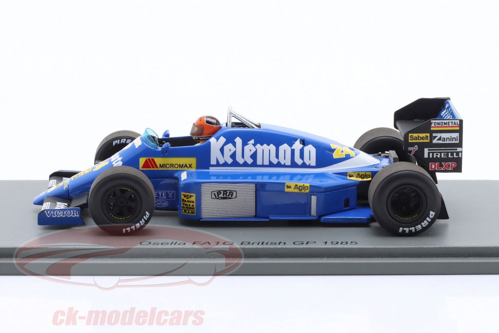 Spark 1:43 Piercarlo Ghinzani Osella FA1G #24 British GP