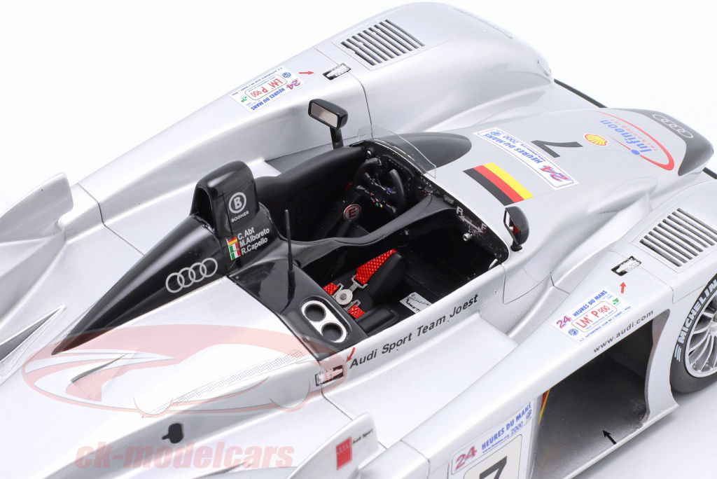 ミニカー　1/18 Audi R8 3rd Le Mans 24H 2000 M. Alboreto - R. Capello - C. Abt #7 [18S839] Spark - 1:18 Audi R8 #7 3rd 24h Le Mans 2000 M. Alboreto, R