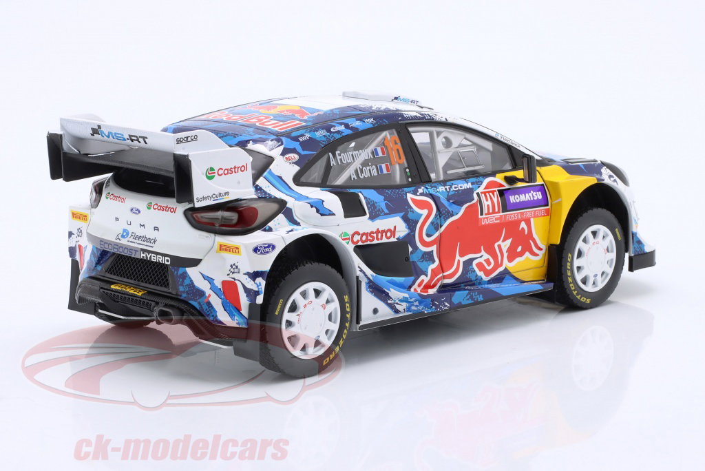 Solido 1:43 Ford Puma Rally1 #16 3rd Rallye Sweden 2024 Fourmaux