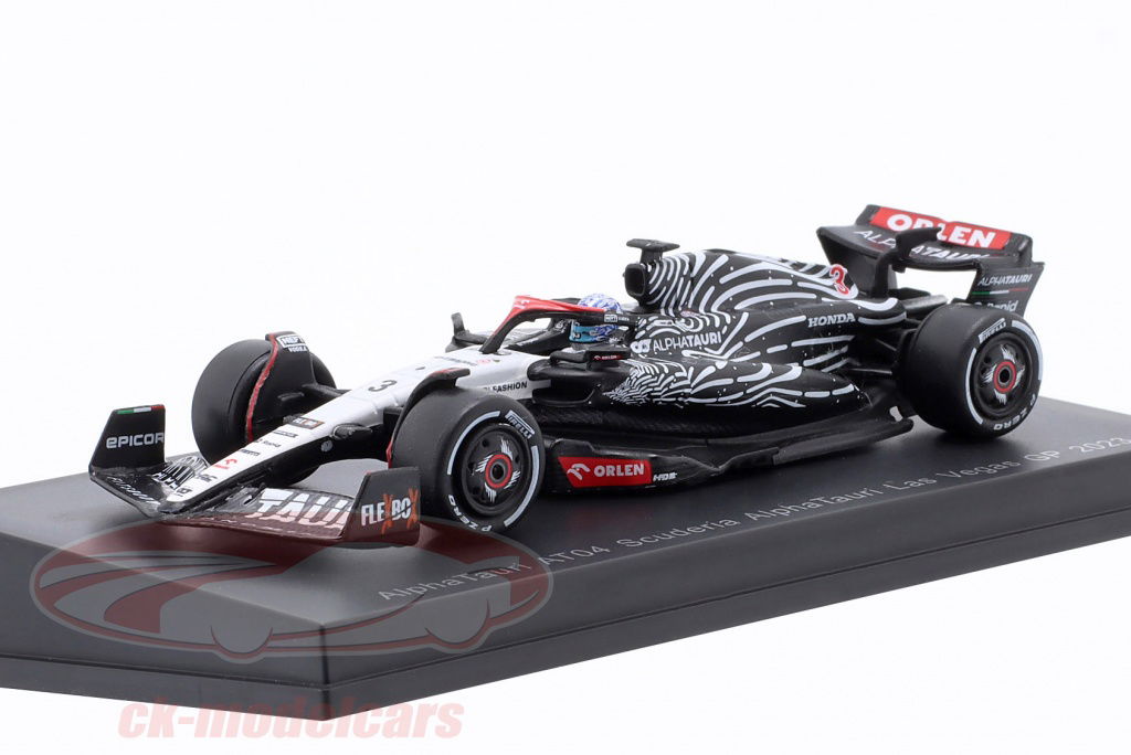 AlphaTauri AT04 ミニカー 2023 Las Vegas GP SPARKY 1/64 - ALPHA TAURI AT04 - Las Vegas GP 2023 (Y