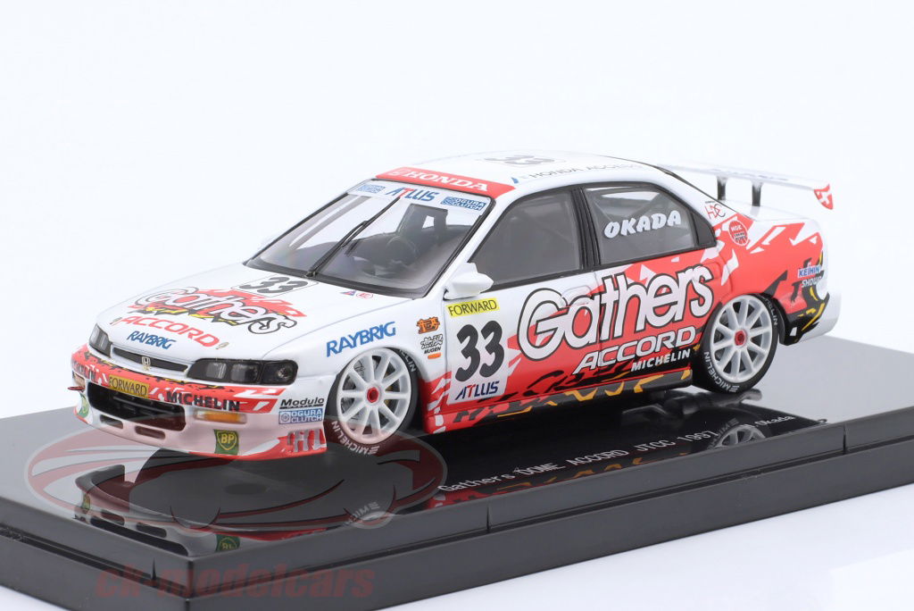 Ebbro 1:43 Honda Accord #33 JTCC 1997 Okada 45135 model car