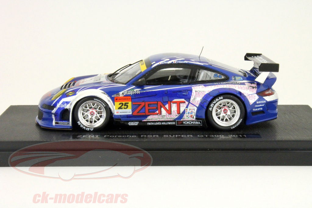 Ebbro 1:43 Porsche 997 GT3 RSR #25 GT300 2011 Tsuchiya