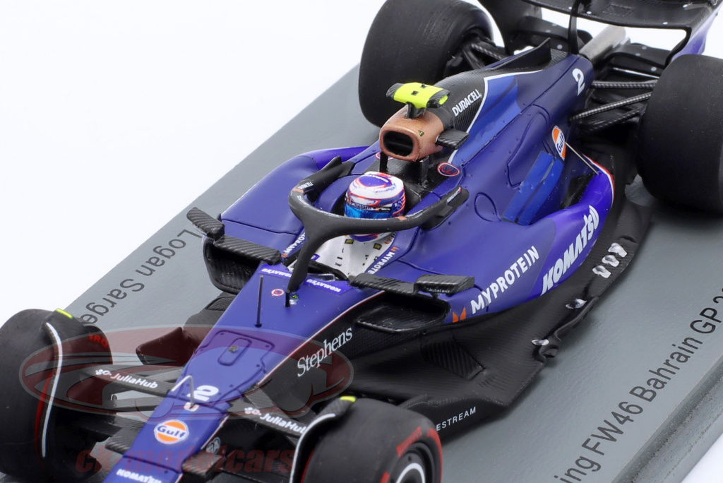 ミニカー Williams Racing FW46 Logan Sargeant 2024 Williams - F1 Racing FW46 (2024) 1:43 - Logan Sargeant