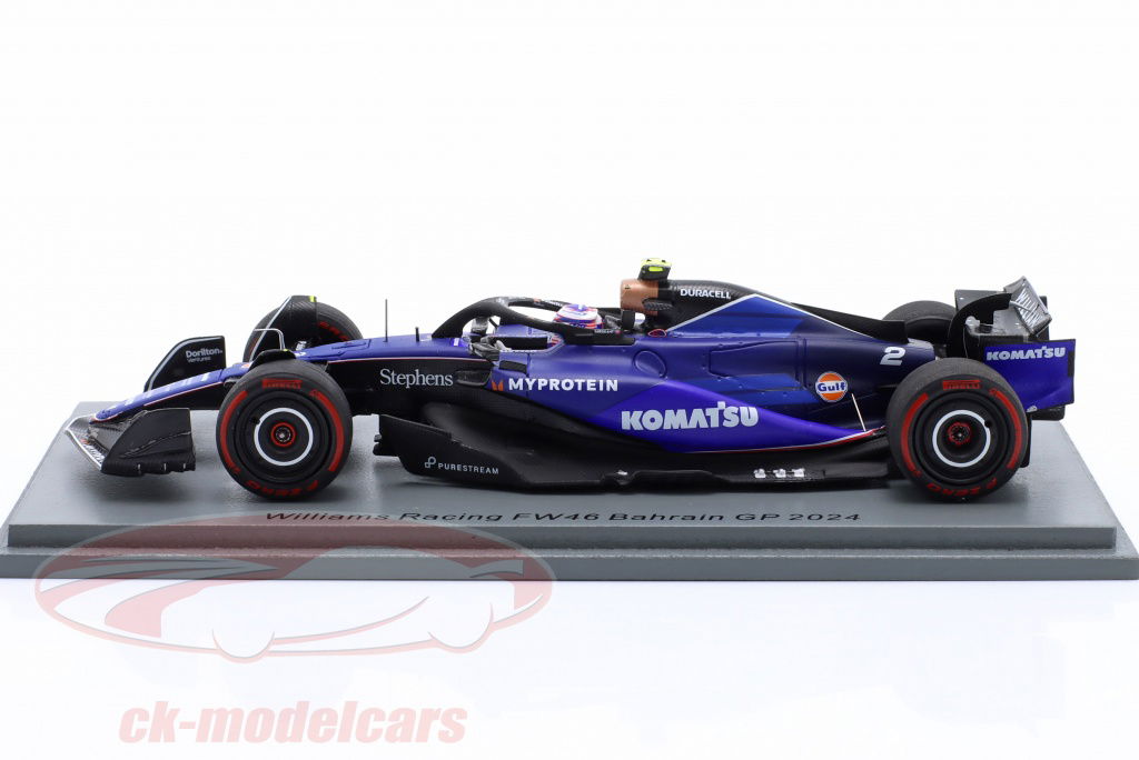 Spark 1:43 Logan Sargeant Williams FW46 #2 Bahrain GP