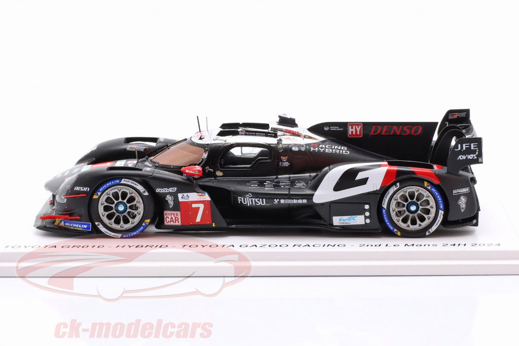 Spark 1:43 Toyota GR010 Hybrid #7 2nd 24h LeMans 2024 Lopez