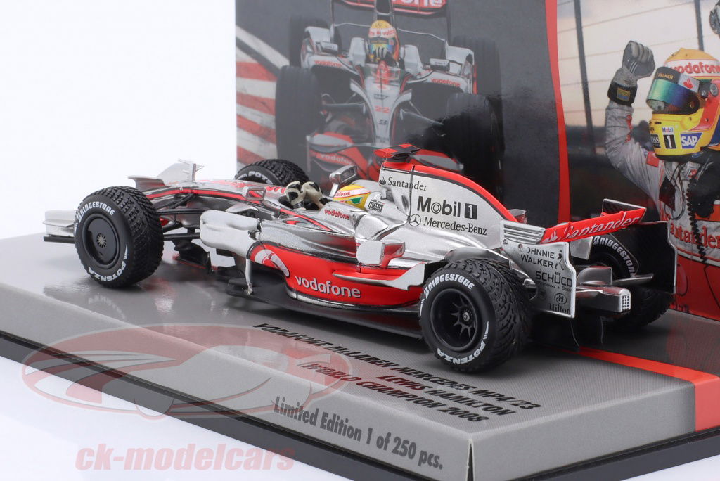 MINICHAMPS マクラーレン 2008 ワールドチャンピオン　1/43 Minichamps 1:43 L. Hamilton McLaren MP4/23 #22 Brazil GP