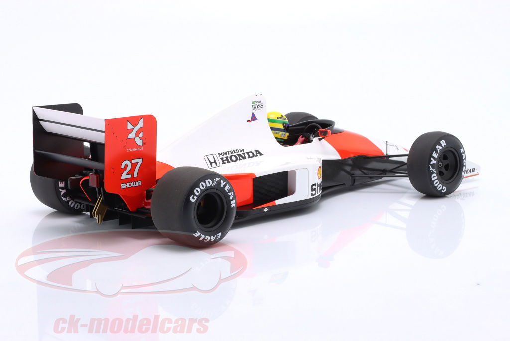 Minichamps 1:12 Ayrton Senna McLaren MP4/5B #27 式 1 世界