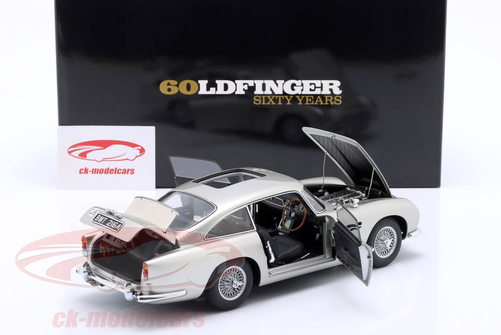 ミニカー1/18 AUTO art Aston Martin DB5 No355 Autoart 1/18 FOR Aston Martin DB5 “Goldfinger” (Silver) ABS