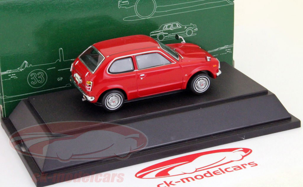 Ebbro 1:43 Honda Civic Hi-Deluxe red 43122 model car 43122