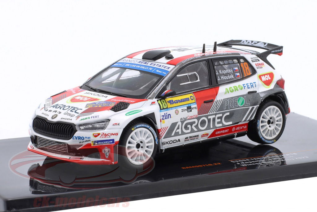 ixo-1-43-skoda-fabia-rs-rally2-no18-ganhador-rallye-barum-2023-kopecky-hlousek-ram90722/
