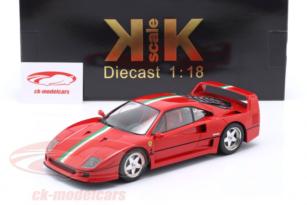 ゆ*プ様 Ferrari F40 ミニカー KK-SCALE 1/18 赤 KK-Scale 1:18 Ferrari F40 red / Italia design KKDC180696