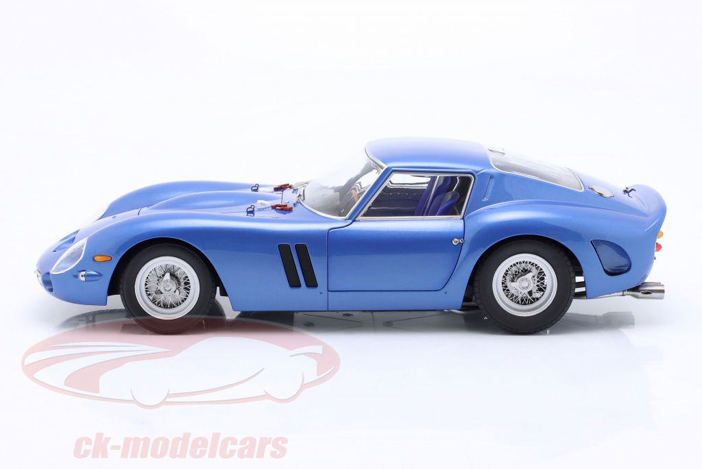 KK-Scale 1:12 Ferrari 250 GTO 建設年 1962 青 メタリックな