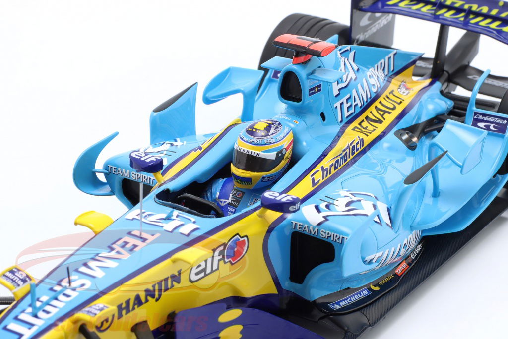Minichamps 1:18 Fernando Alonso Renault R26 #1 2nd Brazil GP