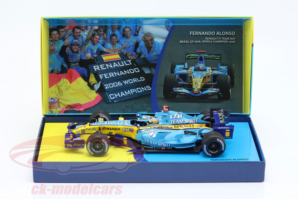Minichamps 1:18 Fernando Alonso Renault R26 #1 2番目
