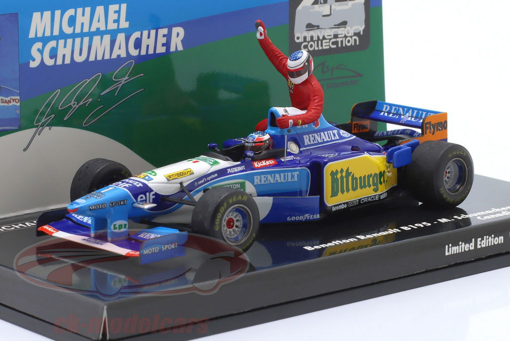 自動車 BBR 1/43BENETTON RENAULT B195 1995 MINICHAMPS 517951201 Benetton - F1 B195 Team Mild Seven