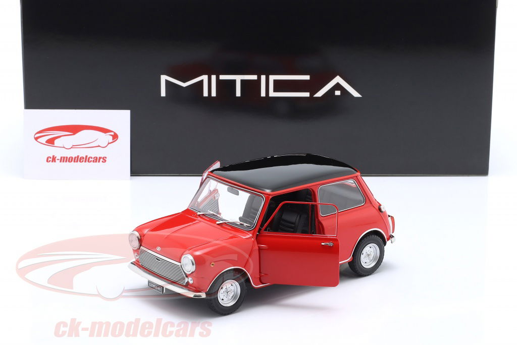 MITICA 1/18 イノチェンティ ミニクーパー Mk.2 1968 レッド Mitica 1:18 Mini Cooper MK2 建設年 1968 青、 ベージュ