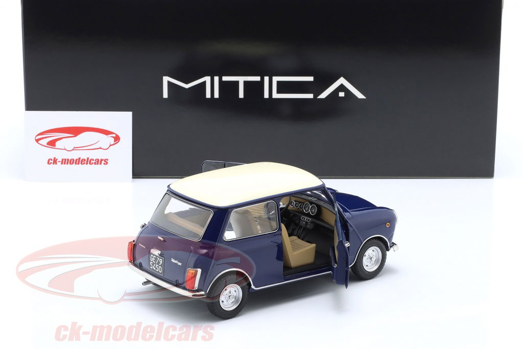 MITICA 1/18 イノチェンティ ミニクーパー Mk.2 1968 レッド Mitica 1:18 Mini Cooper MK2 ano de construção 1968 azul, bege