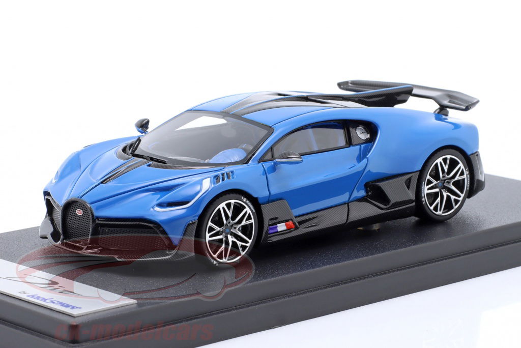 looksmart-1-43-bugatti-divo-year-2018-french-racing-blue-ls497d/