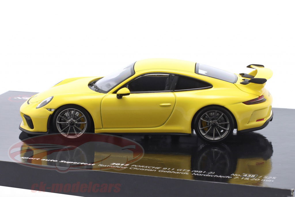 Minichamps 1:43 Porsche 911 (991.2) GT3 Test Nürburgring