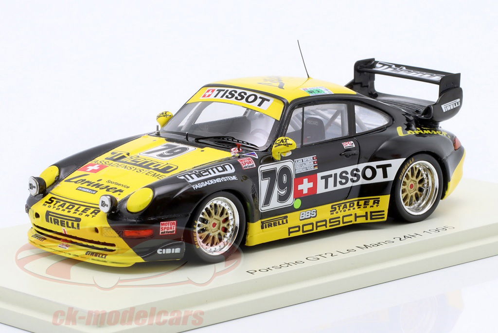 Spark 1:43 Porsche 911 GT2 #79 24h LeMans 1995 Calderari