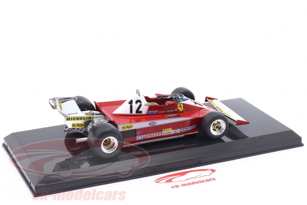 【レア】伝説のF1レーサー　ジル・ヴィルヌーヴ　特大フォト(生写真)＆フレーム Premium Collectibles 1:24 ジル・ヴィルヌーヴ フェラーリ