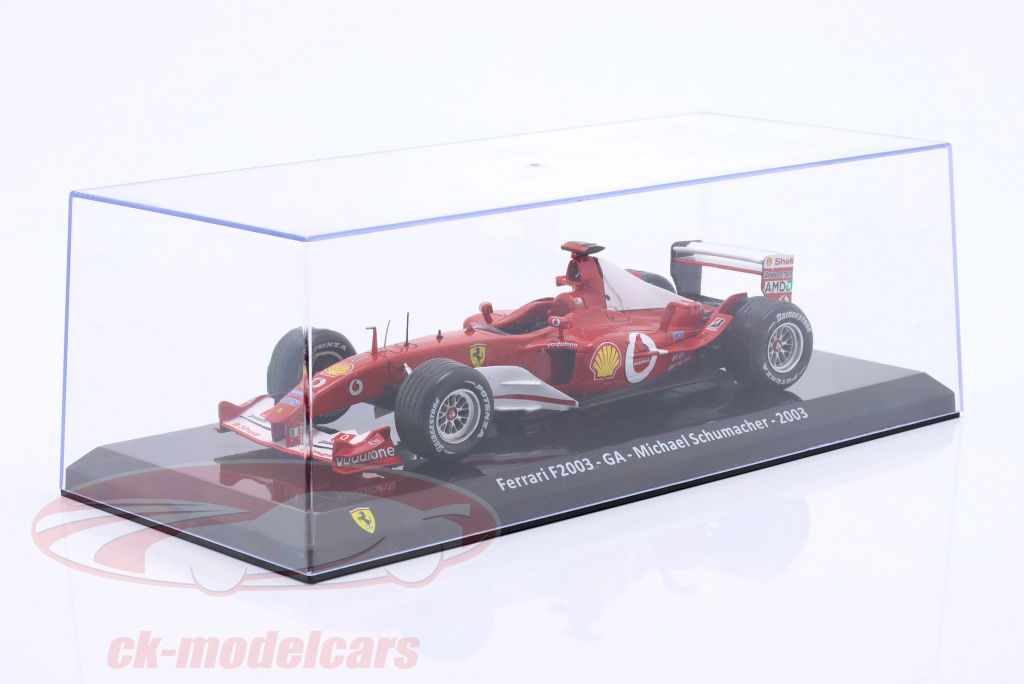 Ferrari F1ミニカー シューマッハ2003World Champion Ixo 1:43 M. Schumacher Ferrari F2003-GA #1 world champion