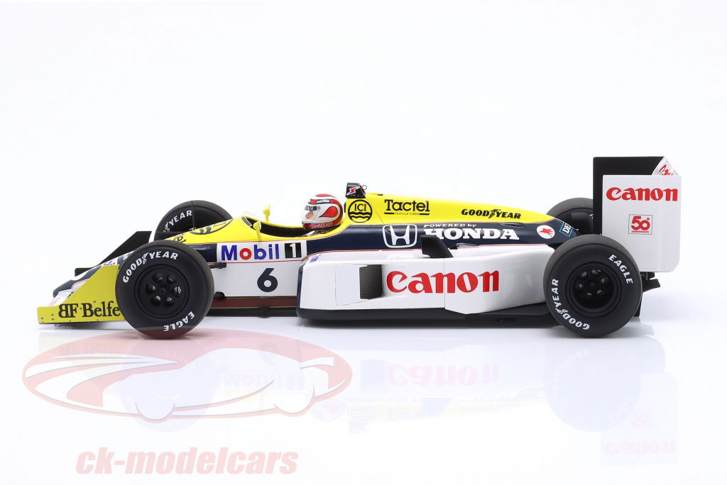 スパーク SPARK ウィリアムズ ホンダ FW11B Spark 1:18 Nelson Piquet Williams FW11B #6 Italian GP