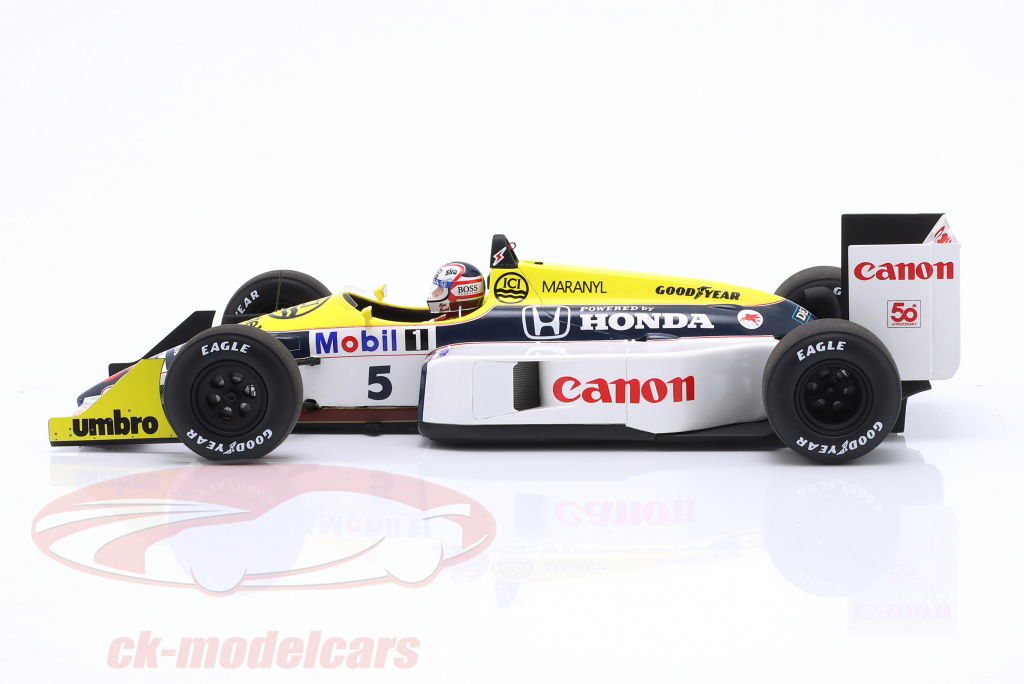 美品◆ MINICHAMPS WILLIAMS HONDA FW11 #5 GP Replicas New Williams Honda FW11 • DiecastSociety.com