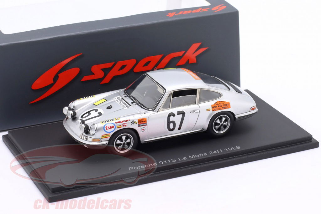 spark-1-43-porsche-911-s-no67-24h-lemans-1969-farjon-dechaumel-s9745/