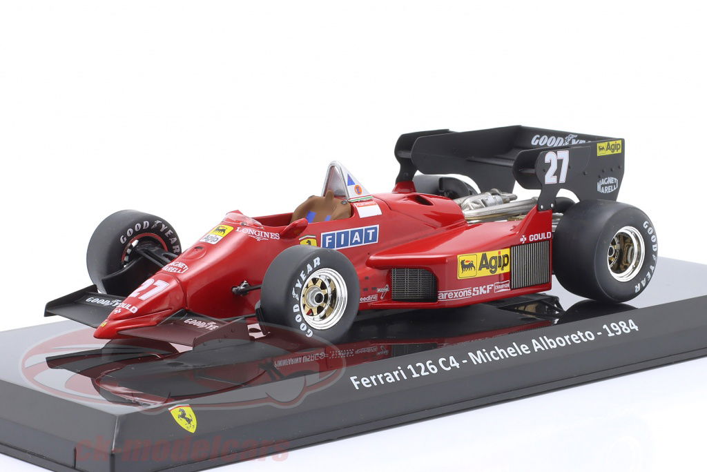 美品◆BRUMM Ferrari 126C4 Gennaio 1984 1/43 Brumm 1:43 M. Alboreto Ferrari 126 C4 #27 Winner Belgium GP