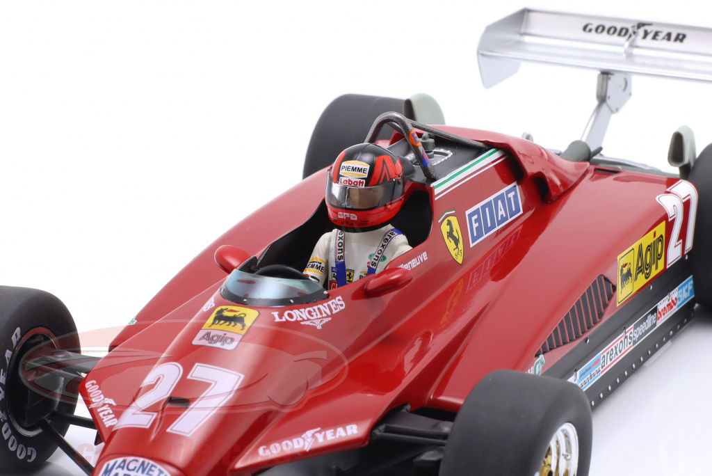 1/20 スタジオ27 フェラーリ 126C4 ベルギーGP Tecnomodel 1:18 Michele Alboreto Ferrari 126C4 #27 2番目