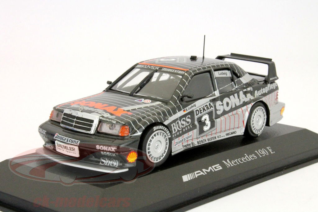超激レア 1/43メルセデス190E Evo2 AMG West #78 Mercedes-Benz 190E 2.5 16 EVO2 Homologation in Black 1:43