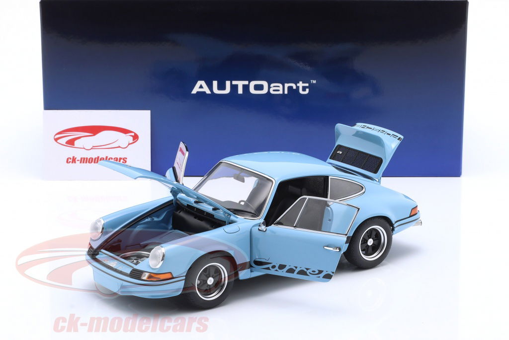 1/18ポルシェ911 AUTOart 1:18 Porsche 911 Carrera RS 2.7 湾 青 78032 モデル