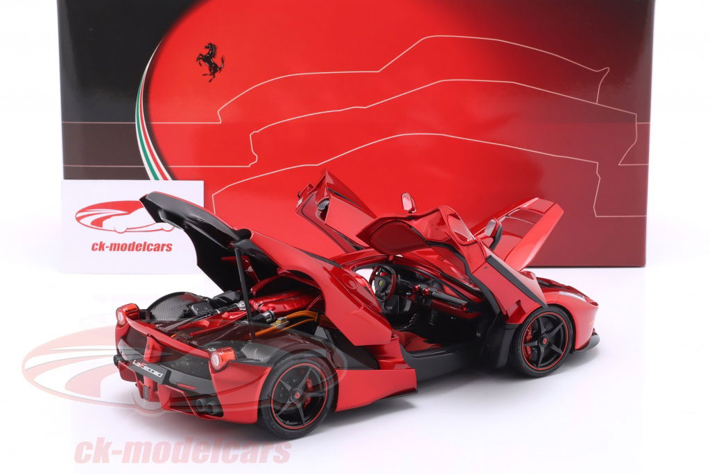 BBR Models 1:18 Ferrari LaFerrari Lewis Hamilton red