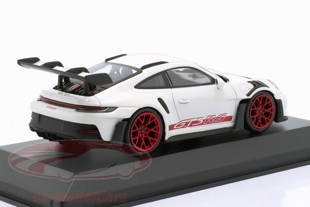1/43 ポルシェ 911 (992) GT3 RS ホワイト PMA Spark 1:43 Porsche 911 GT3 RS (992) in White (IAA Special