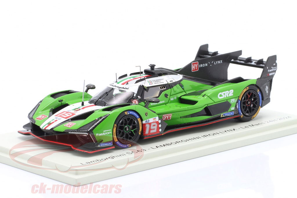 スパーク ランボルギーニ SC63 2024 ルマン24H Spark 1:43 Lamborghini SC63 #19 24h LeMans 2024 Cairoli