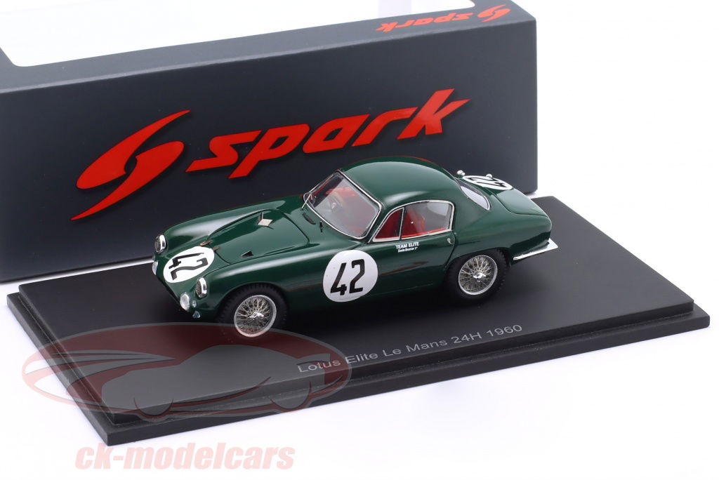 spark-1-43-lotus-elite-mk14-no42-24h-lemans-1960-buxton-allen-s8202/