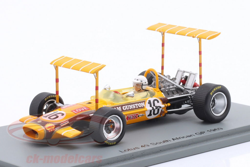 Spark 1:43 John Love Lotus 49 #16 南アフリカ GP 式 1 1969