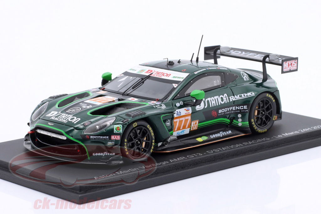 希少！1/43 spark R'ms vantage GT3 #762 Spark 1:43 Aston Martin Vantage AMR GT3 Evo #777 24h LeMans