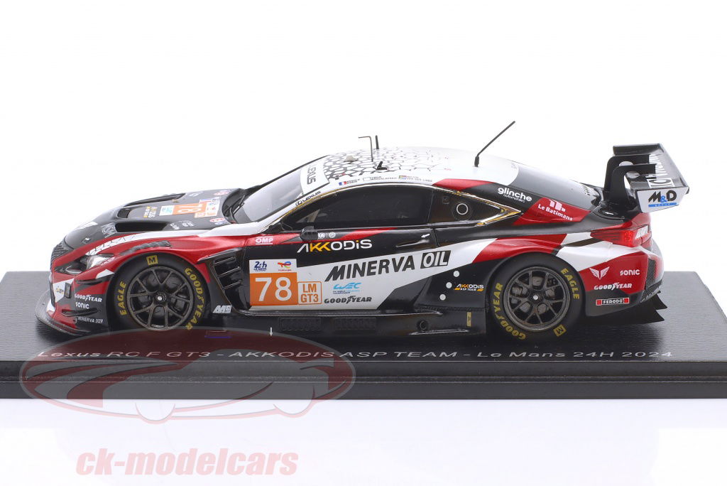 【Spark】LEXUS RC F GT3 Spark 1:43 Lexus RC F GT3 #87 24h LeMans 2024 Akkodis ASP