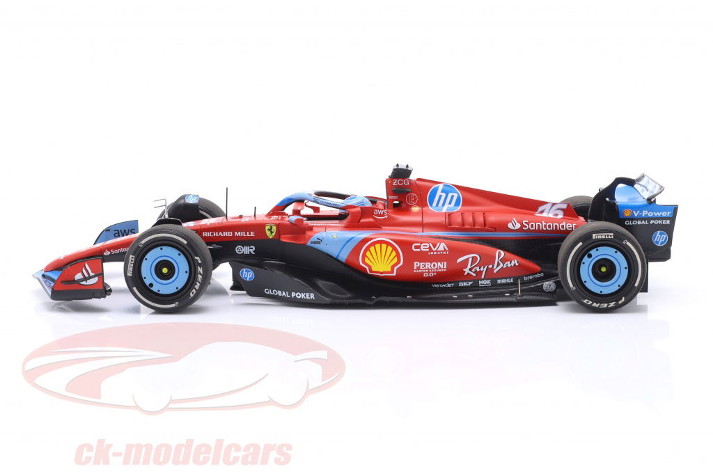 BBR Models 1:18 Charles Leclerc Ferrari SF-24 #16 3° Miami