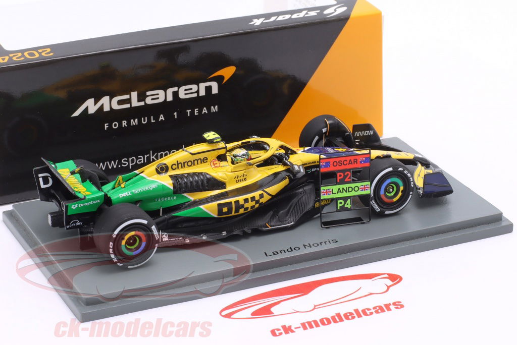 ミニカー McLaren Monaco GP 2021 L.Norris / Spark 2021 Spark 1:18 Mclaren F1 MCL35M #4 Lando Norris Monaco GP