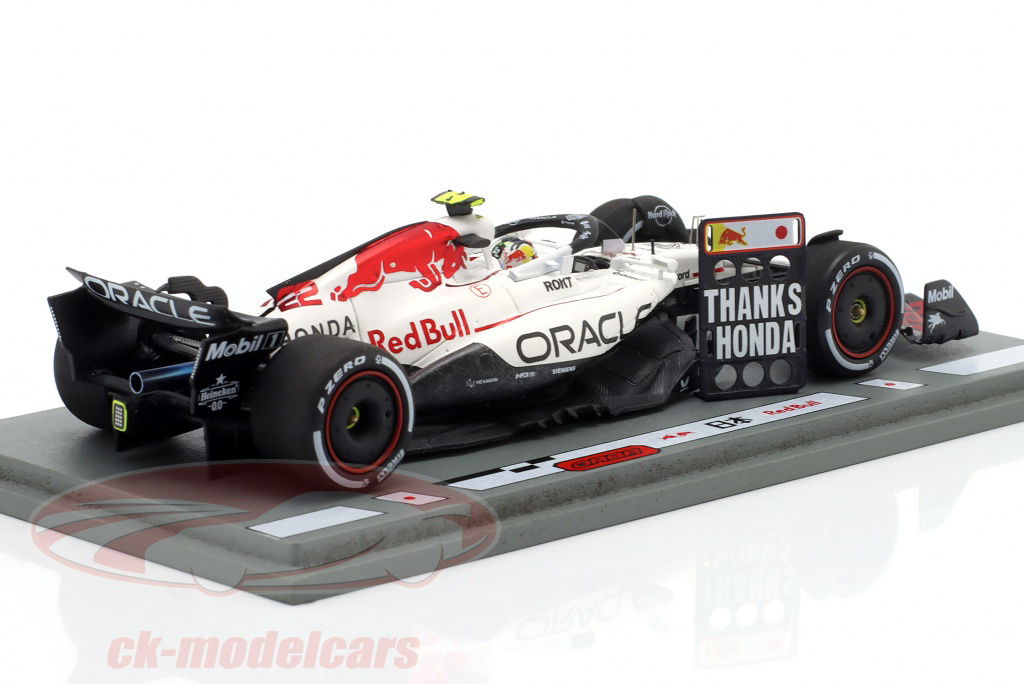 Yuki Tsunoda & Max Verstappen ポストカードセット Spark 1:43 Yuki Tsunoda Red Bull RB21 #22 日本 GP 式 1 2025