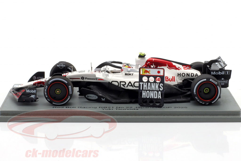 Spark 1:43 Yuki Tsunoda Red Bull RB21 #22 Japan GP Formula 1