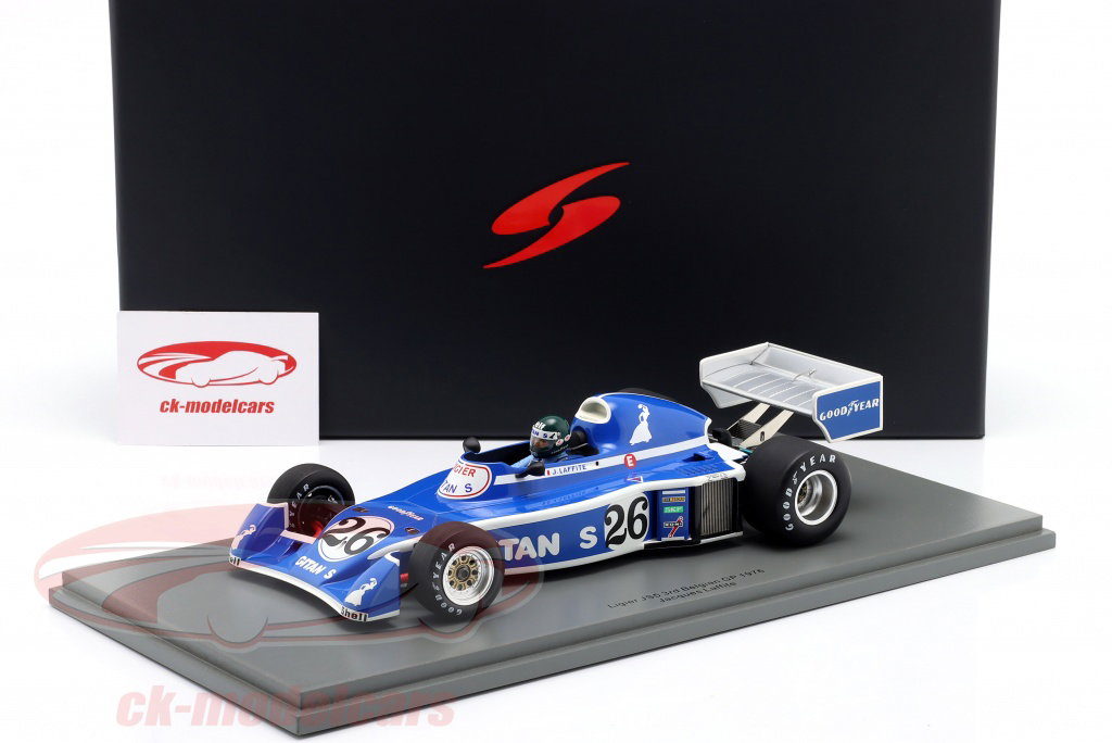 Spark 1:18 Jacques Laffite Ligier JS5 #26 3° Belgio GP formula 1