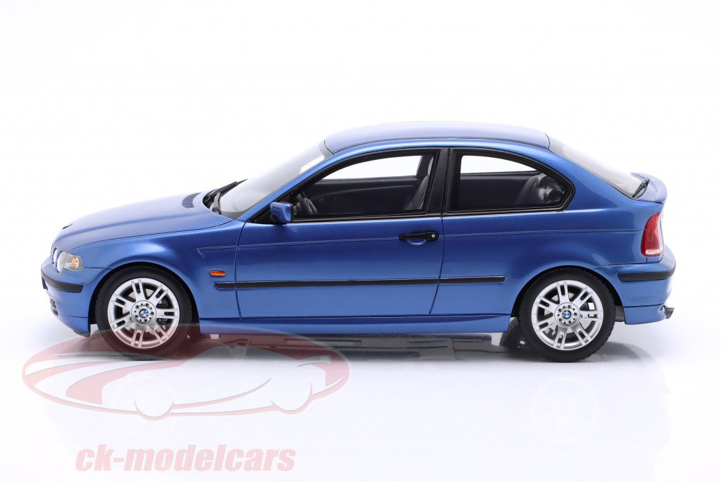  e46 325ti 1/18ミニカー Ottomobile 1:18 BMW 318 TI Compact (E46) year 2002 Estoril blue