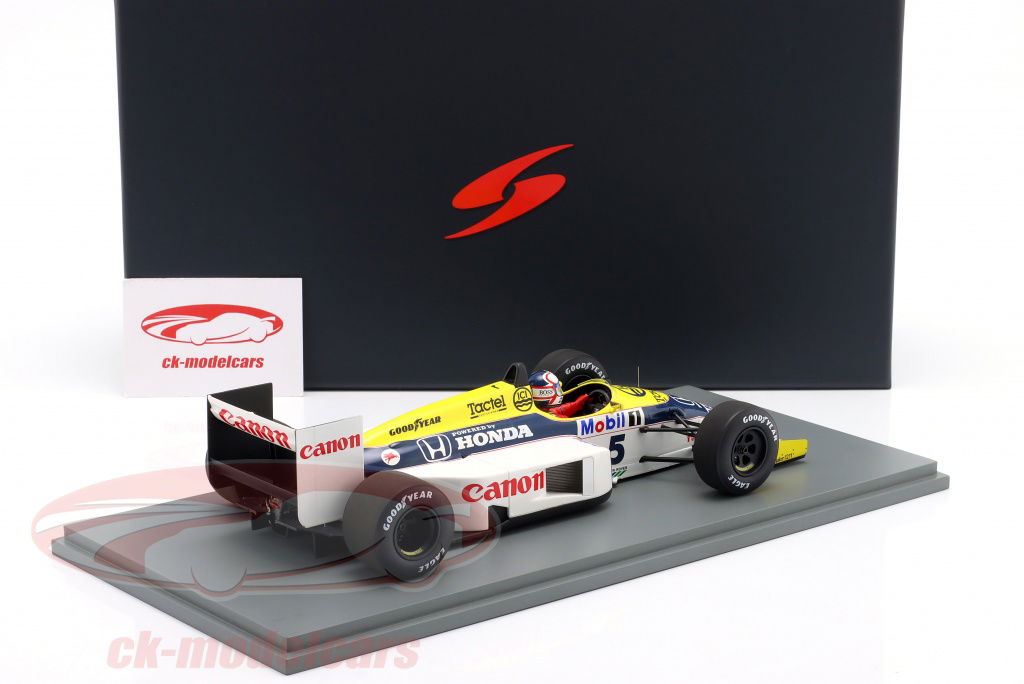 スパーク 1/43 ウィリアムズ FW11 N.マンセル ベルギーGP 1986 Spark 1:18 Nigel Mansell Williams FW11 #5 Winner British GP