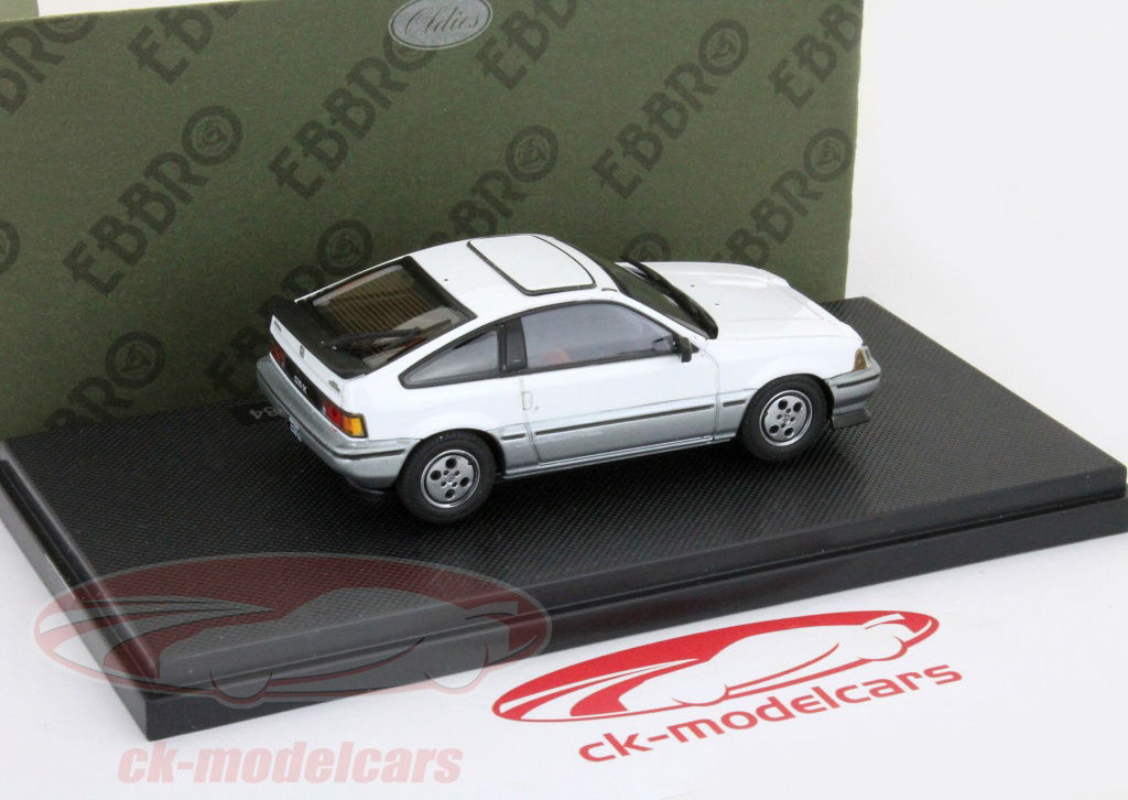 Ebbro 1:43 ホンダバラードスポーツCR-X Siの1984白エブロから