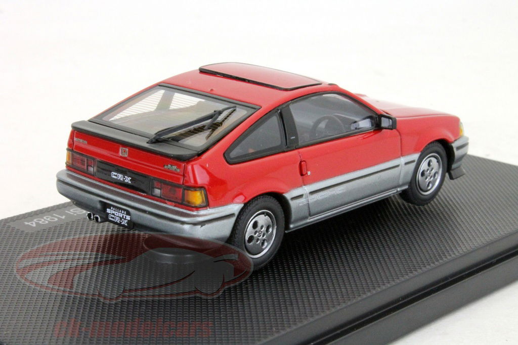 EBBRO 1/43 HONDA バラードスポーツCR-X Si 1984 Ebbro 1:43 Honda Ballade Sports CR-X Si 1984 red 44374 model