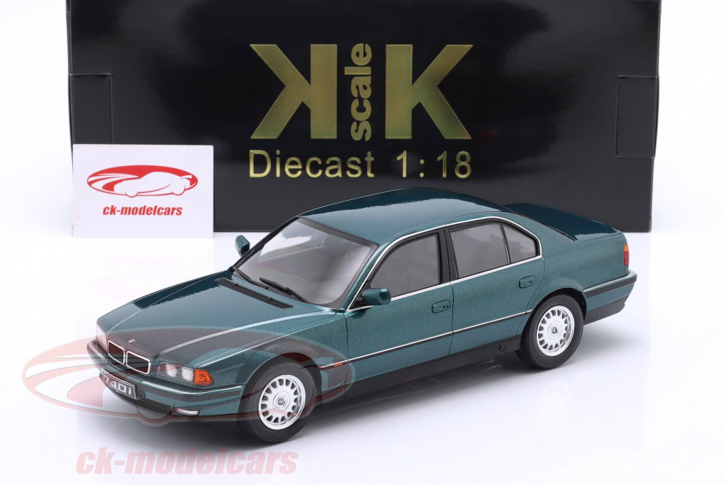 ミニカー 506340KK  1/18 740i E38 1.series 1994 KK-Scale 1:18 BMW 740i E38 Year 1994 metallic green KKDC180368